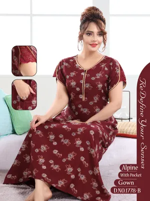Buy Kavanng Nighties for Women's Cotton Silk Sleeveless Nighty Ankle-Length  Solid Slip Cotton Stylish Maxi Nightwear, Smooth and Comfortable Nighty for  Women (L, Rani) Online at Best Prices in India - JioMart.