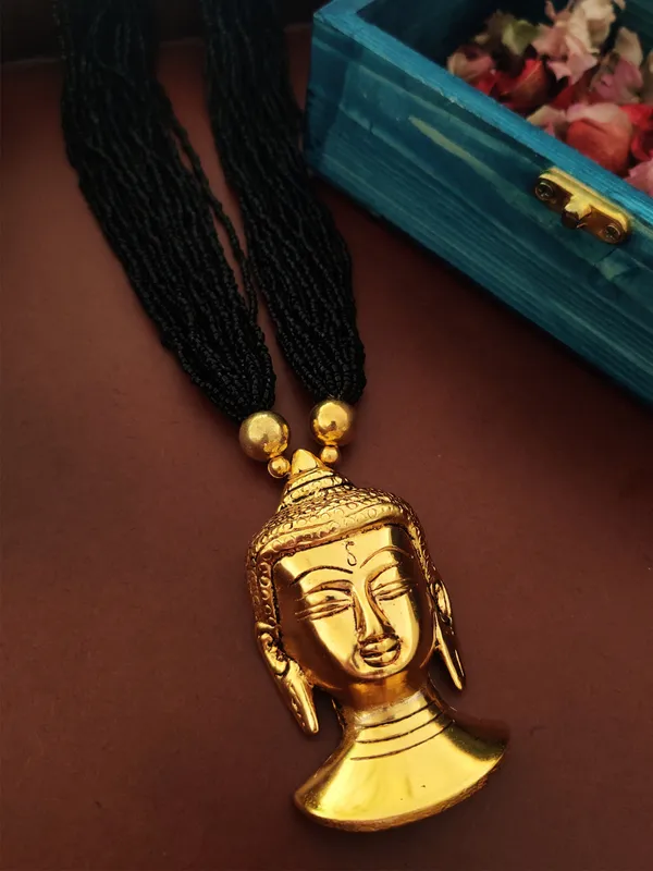 Binni's Wardrobe Buddha Pendant Necklace Price in India - Buy Binni's ...
