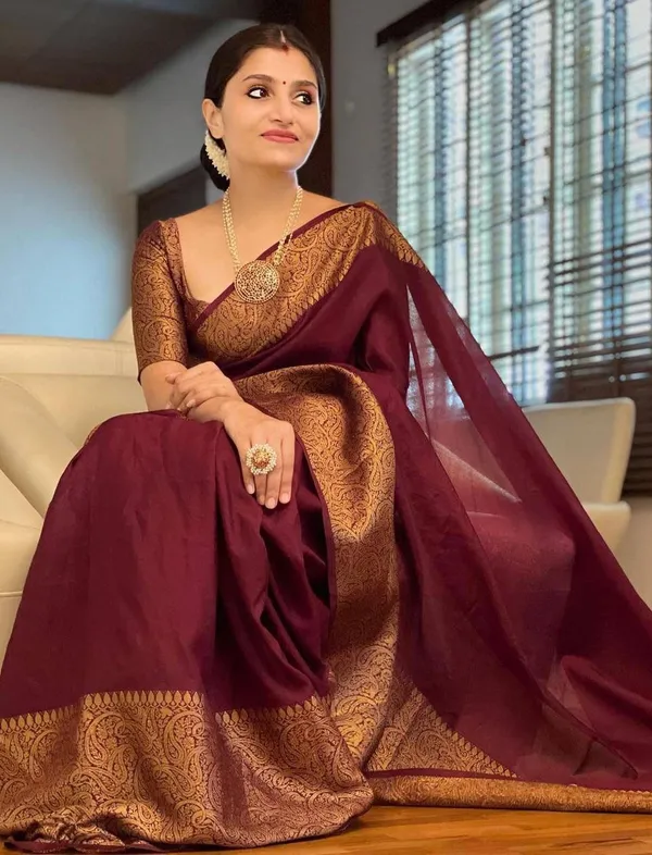 Traditional Pure And Original Maroon Color Pure Silk Sarees For Regular And  Party Wear at Best Price in Salem | Tamilselvi Silk Tex