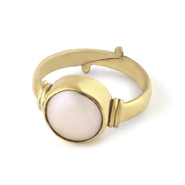 Macklowe Gallery | Pierre Sterlé Natural Pearl and Diamond Ring —  MackloweGallery