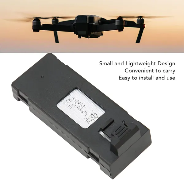 Believers Emporium Pack Of 2 1800 mah Drone Camera Battery For E88, E88