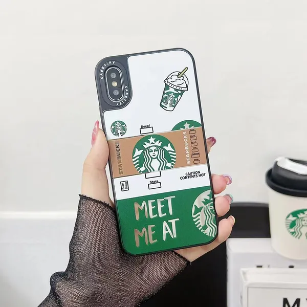 starbucks back cover for iphone x