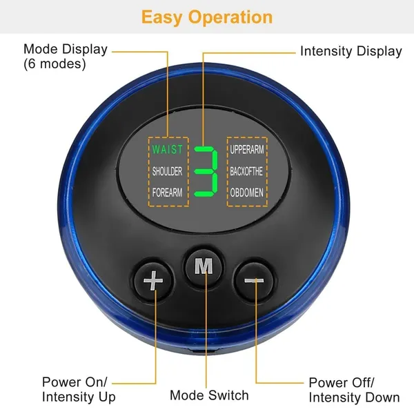 Foot_Massager_Pain_Relief,Electric_EMS_Massage_Machine_Mat,Rechargeable_Portable_Folding_Automatic_with_8_Mode/19_Intensity__Sterling Bazaar__Sterling Bazaar