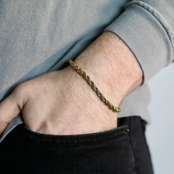 Rope link sales bracelet