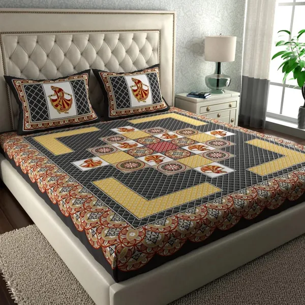https://d1311wbk6unapo.cloudfront.net/NushopCatalogue/tr:f-webp,w-600,fo-auto/Rajasthani_Jaipuri_Traditional_Double_Bed_Bedsheet_with_2_Pillow_Covers_-___GREY__CQXTFT7J48_2023-05-19_1.jpeg__Pink City