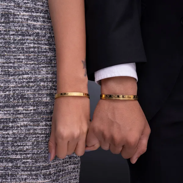 Preserve more than 183 couple bracelets gold latest