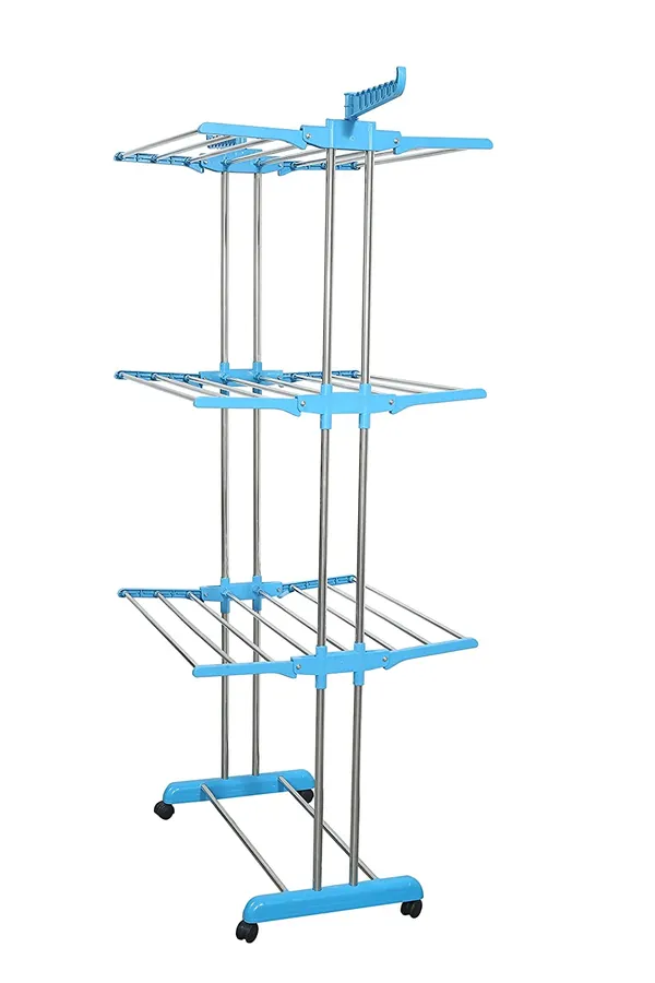 Indigo Store VAILJEN Stainless Steel 3 Layer Double Poll Modular