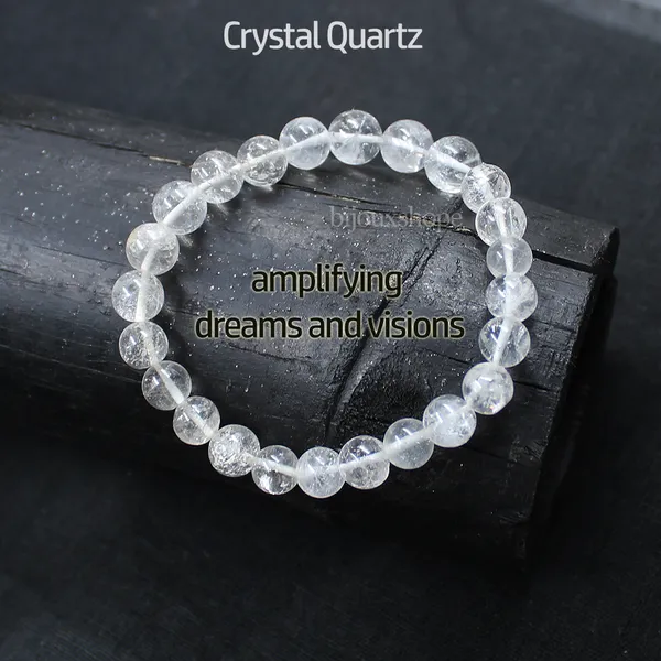 Rose Quartz Crystal Chip Bracelet | Elasticated Bracelet