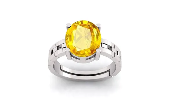 Sabrina Silver 10K Yellow Gold Diamond Natural Amethyst, London Blue Topaz  & Smoky Topaz Ring Oval 3-Stone 7x5 mm,sizes 5-10