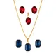 Monteno Blue, Red__JFL - Jewellery for Less