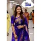Blue__INDIAN LINEN SAREE